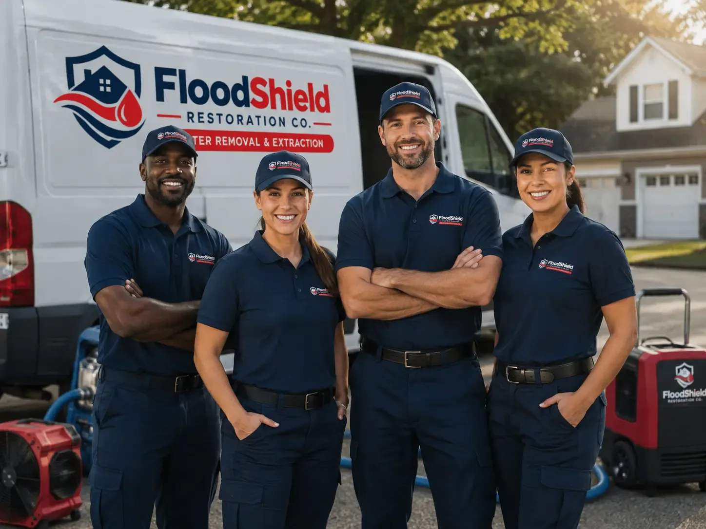 Flood Damage Restoration company in Perronville, MI