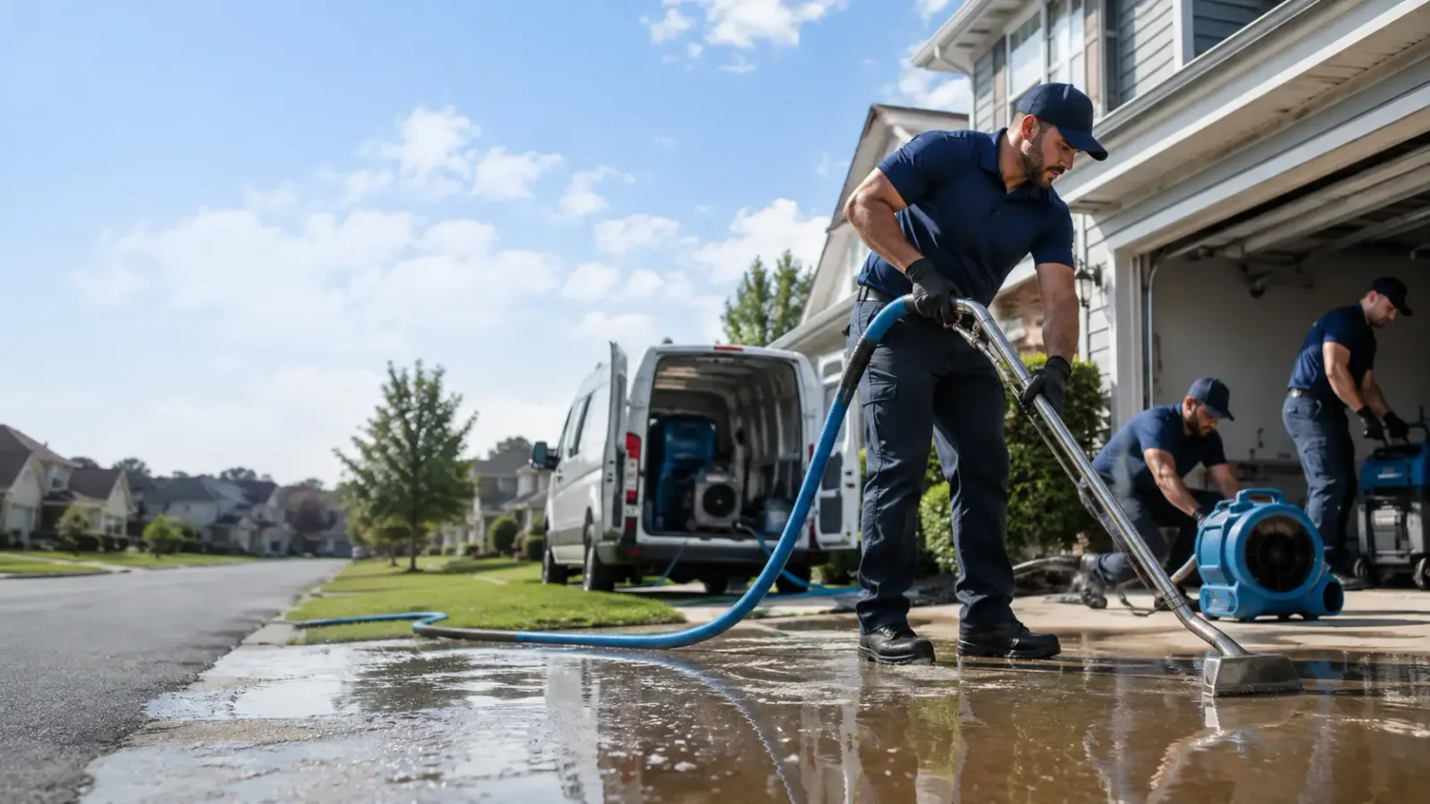 Flood Damage Restoration in Perronville, MI